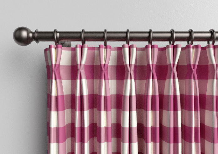 Gingham, Cosmos - Made to Measure Curtains - Image 10